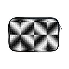 Diagonal Stripe Pattern Seamless Apple Ipad Mini Zipper Cases