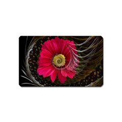 Fantasy Flower Fractal Blossom Magnet (name Card)