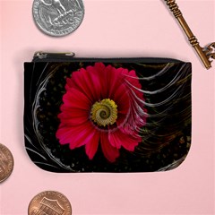 Fantasy Flower Fractal Blossom Mini Coin Purses by Celenk