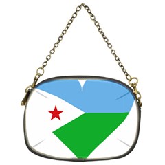 Heart Love Flag Djibouti Star Chain Purses (one Side)  by Celenk