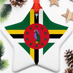 Heart Love Flag Antilles Island Ornament (star)