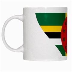 Heart Love Flag Antilles Island White Mugs by Celenk