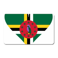 Heart Love Flag Antilles Island Magnet (rectangular)