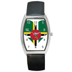 Heart Love Flag Antilles Island Barrel Style Metal Watch by Celenk