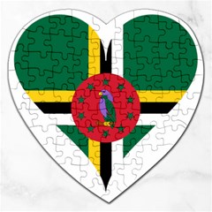 Heart Love Flag Antilles Island Jigsaw Puzzle (heart)