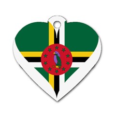 Heart Love Flag Antilles Island Dog Tag Heart (two Sides) by Celenk