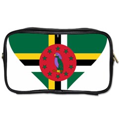 Heart Love Flag Antilles Island Toiletries Bags by Celenk