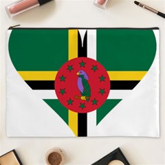 Heart Love Flag Antilles Island Cosmetic Bag (xxxl)  by Celenk