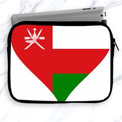 Heart Love Affection Oman Apple Ipad 2/3/4 Zipper Cases by Celenk