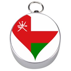 Heart Love Affection Oman Silver Compasses