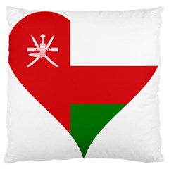 Heart Love Affection Oman Large Flano Cushion Case (one Side) by Celenk