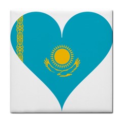 Heart Love Flag Sun Sky Blue Tile Coasters by Celenk