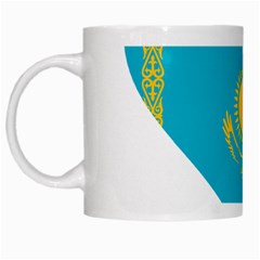 Heart Love Flag Sun Sky Blue White Mugs