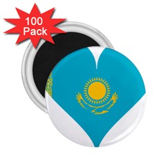 Heart Love Flag Sun Sky Blue 2 25  Magnets (100 Pack)  by Celenk