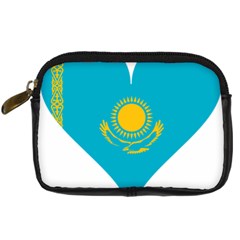 Heart Love Flag Sun Sky Blue Digital Camera Cases by Celenk