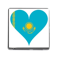 Heart Love Flag Sun Sky Blue Memory Card Reader (square) by Celenk