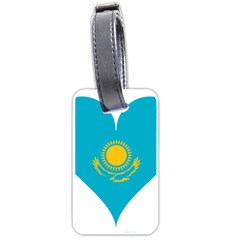 Heart Love Flag Sun Sky Blue Luggage Tags (one Side) 