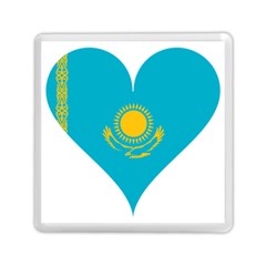 Heart Love Flag Sun Sky Blue Memory Card Reader (square)  by Celenk