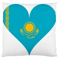 Heart Love Flag Sun Sky Blue Standard Flano Cushion Case (one Side) by Celenk