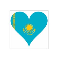 Heart Love Flag Sun Sky Blue Satin Bandana Scarf by Celenk