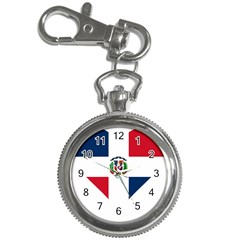 Heart Love Dominican Republic Key Chain Watches by Celenk