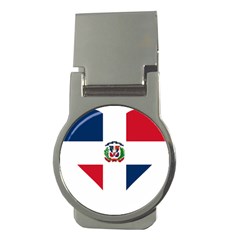 Heart Love Dominican Republic Money Clips (round) 