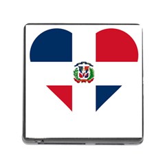 Heart Love Dominican Republic Memory Card Reader (square) by Celenk