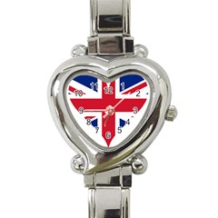 Heart Love Heart Shaped Flag Heart Italian Charm Watch