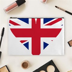 Heart Love Heart Shaped Flag Cosmetic Bag (Large) 