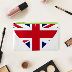 Heart Love Heart Shaped Flag Cosmetic Bag (XS)