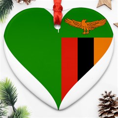 Heart Love Heart Shaped Zambia Ornament (heart) by Celenk