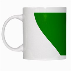 Heart Love Heart Shaped Zambia White Mugs