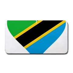 Heart Love Tanzania East Africa Medium Bar Mats by Celenk