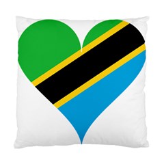 Heart Love Tanzania East Africa Standard Cushion Case (one Side) by Celenk