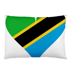 Heart Love Tanzania East Africa Pillow Case (two Sides) by Celenk