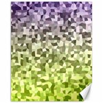 Irregular Rectangle Square Mosaic Canvas 11  x 14   10.95 x13.48  Canvas - 1