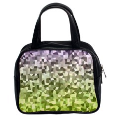 Irregular Rectangle Square Mosaic Classic Handbags (2 Sides) by Celenk