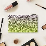 Irregular Rectangle Square Mosaic Cosmetic Bag (Small)  Back