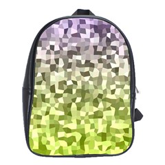 Irregular Rectangle Square Mosaic School Bag (xl) by Celenk