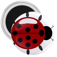 Ladybug Insects Colors Alegre 3  Magnets by Celenk