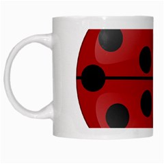 Ladybug Insects Colors Alegre White Mugs by Celenk