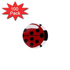 Ladybug Insects Colors Alegre 1  Mini Buttons (100 Pack)  by Celenk