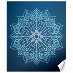 Mandala Floral Ornament Pattern Canvas 20  X 24   by Celenk