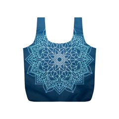 Mandala Floral Ornament Pattern Full Print Recycle Bags (s)  by Celenk