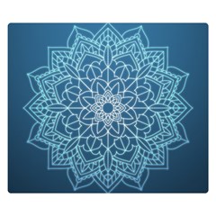 Mandala Floral Ornament Pattern Double Sided Flano Blanket (small)  by Celenk