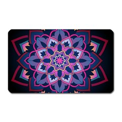 Mandala Circular Pattern Magnet (rectangular) by Celenk