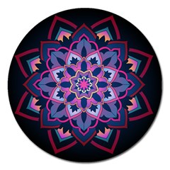 Mandala Circular Pattern Magnet 5  (round) by Celenk