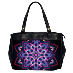 Mandala Circular Pattern Office Handbags (2 Sides)  by Celenk