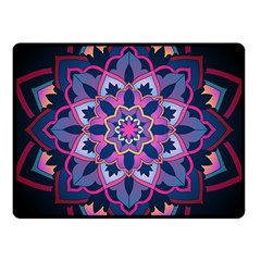 Mandala Circular Pattern Fleece Blanket (small)