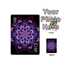 Mandala Circular Pattern Playing Cards 54 (mini)  by Celenk